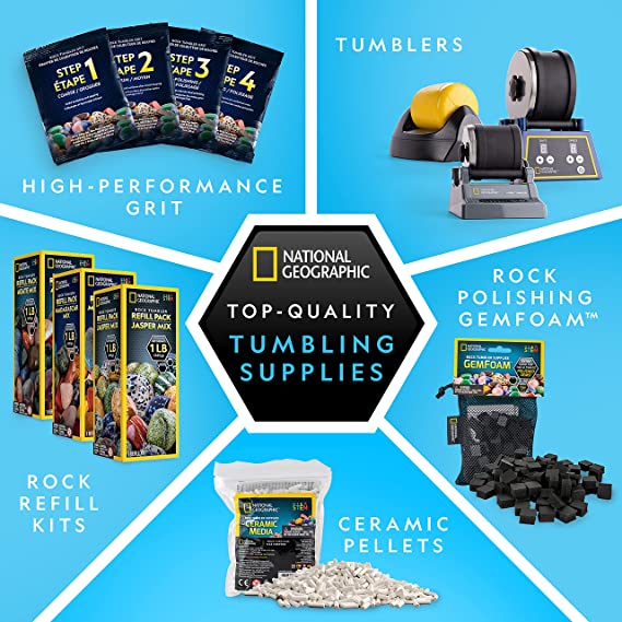 National Geographic Rock Tumbler and Jewelry Making Kit