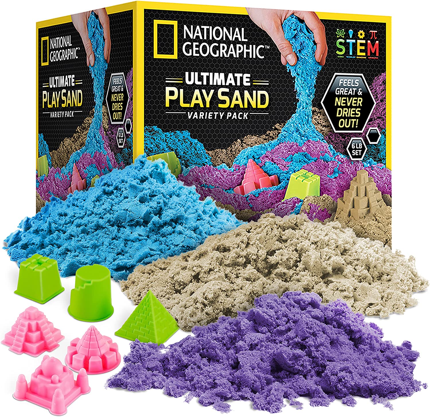 NATIONAL GEOGRAPHIC Play Sand - 24 LB Bulk Sand Kit
