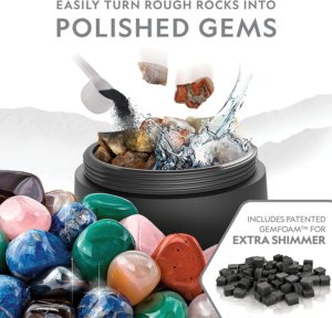 NATIONAL GEOGRAPHIC Professional Rock Tumbling Kit Think Blue Marble