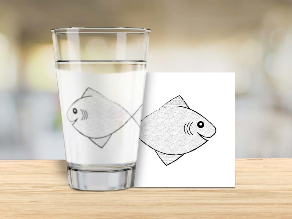 fish glass experiment