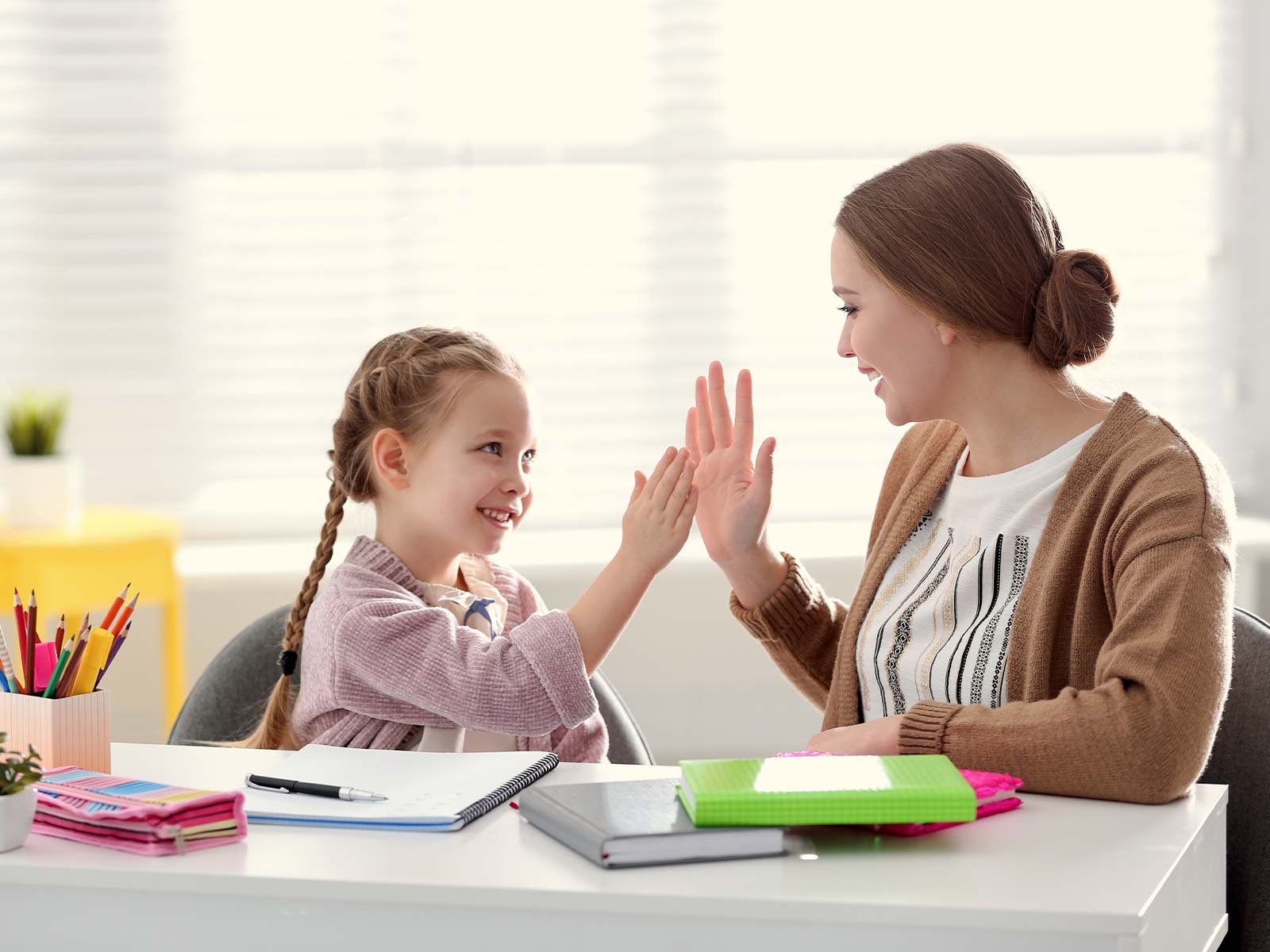 Parent and child celebration