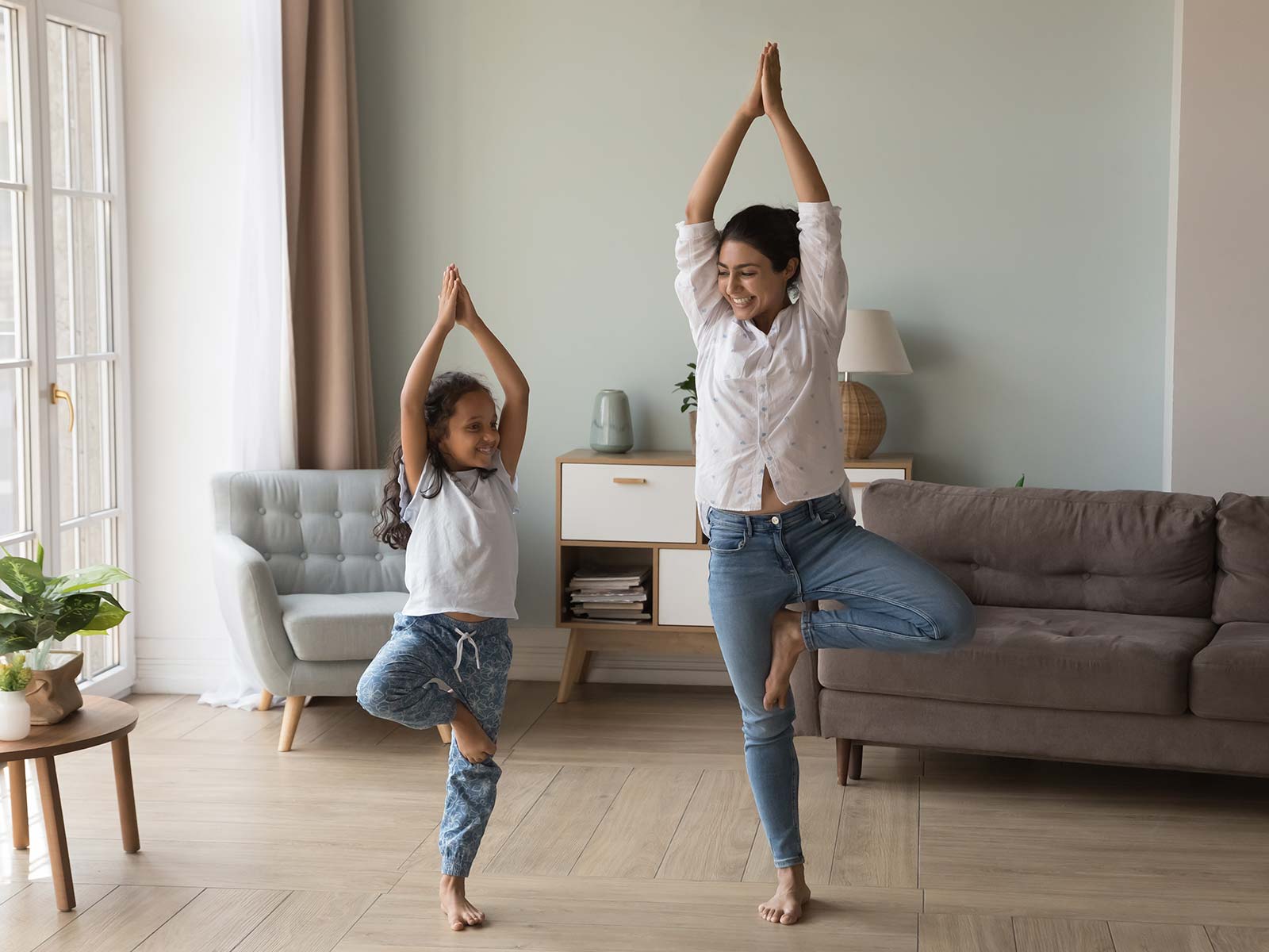 Parent Child Tree Pose