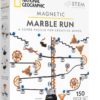National Geographic – Circuit De Billes Magnétique 150 Pièces – Élévateur Motorisé, Pièces Astucieuses, Guide D’Apprentissage – STEM Dès 8 Ans
