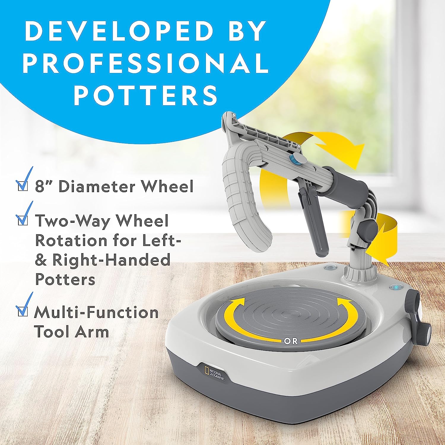 NATIONAL GEOGRAPHIC Kid's Pottery Wheel - 1. Setting Up Your