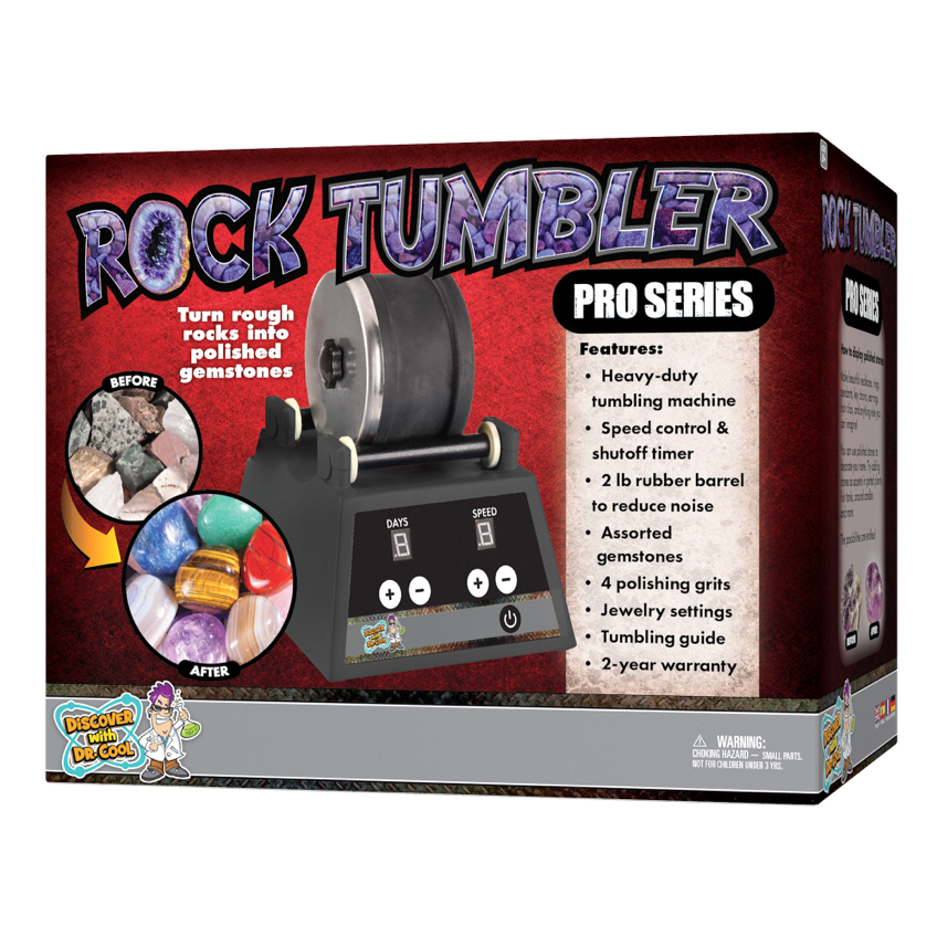 NATIONAL GEOGRAPHIC Professional Rock Tumbler Kit– Extra Large