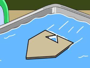 Soap powered boat illustration